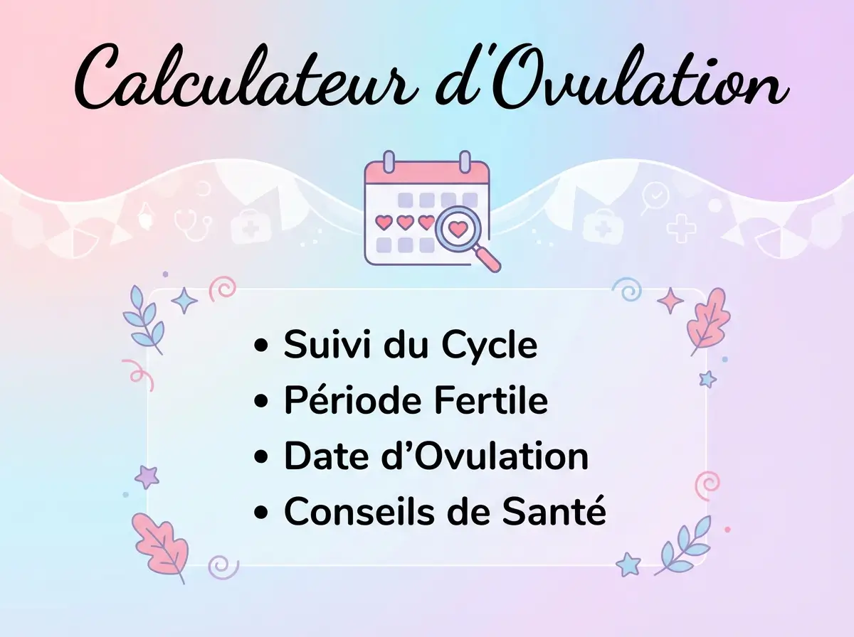 Calculateur de date d'ovulation