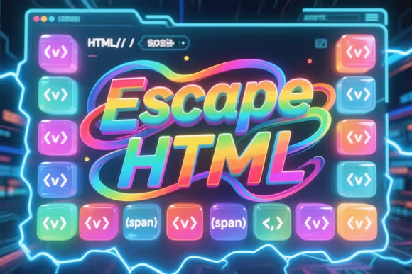 Escape HTML