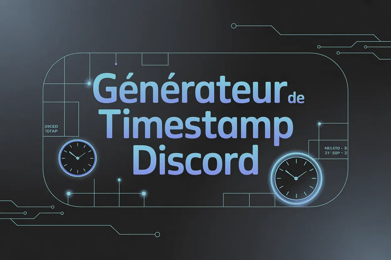Générateur de Timestamp Discord