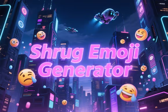 Shrug Emoji Generator