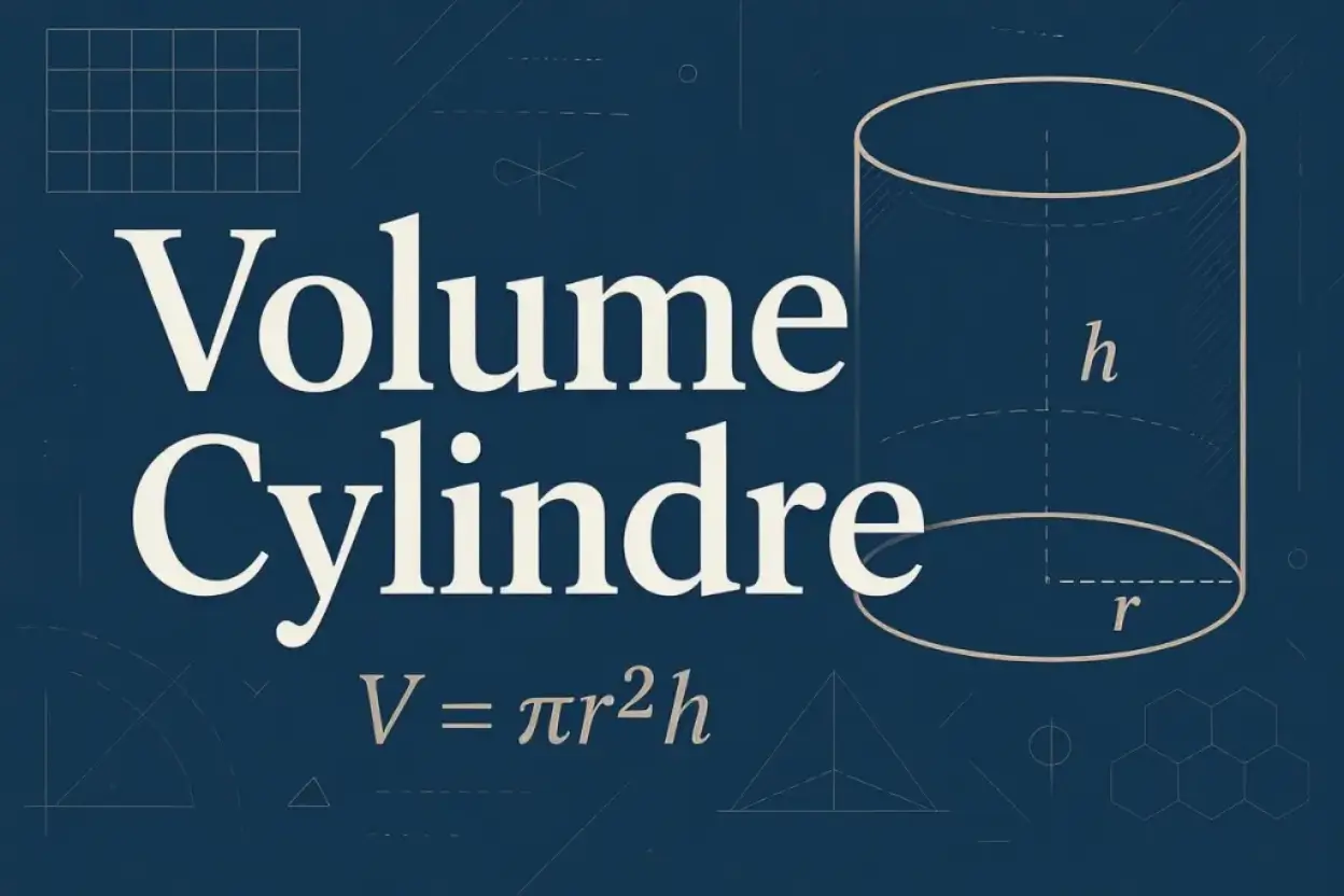 Calculateur de volume de cylindre
